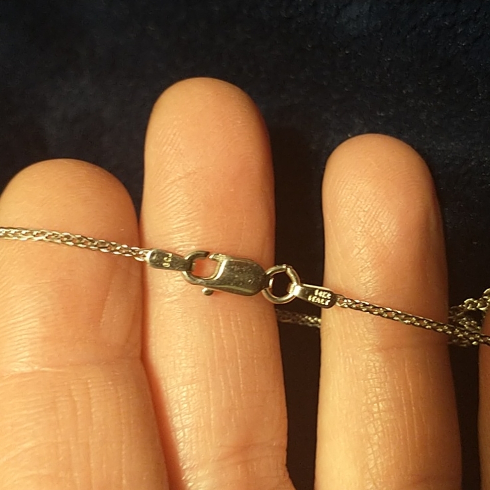 14k Italian white gold solid - Picture 3 of 8